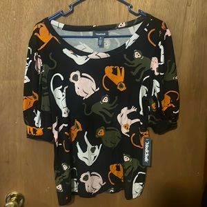 Modcloth Monkey Top